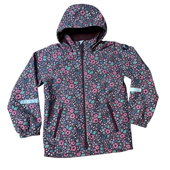 Polarn O. Pyret kids waterproof eco shell jacket 9y 10y
